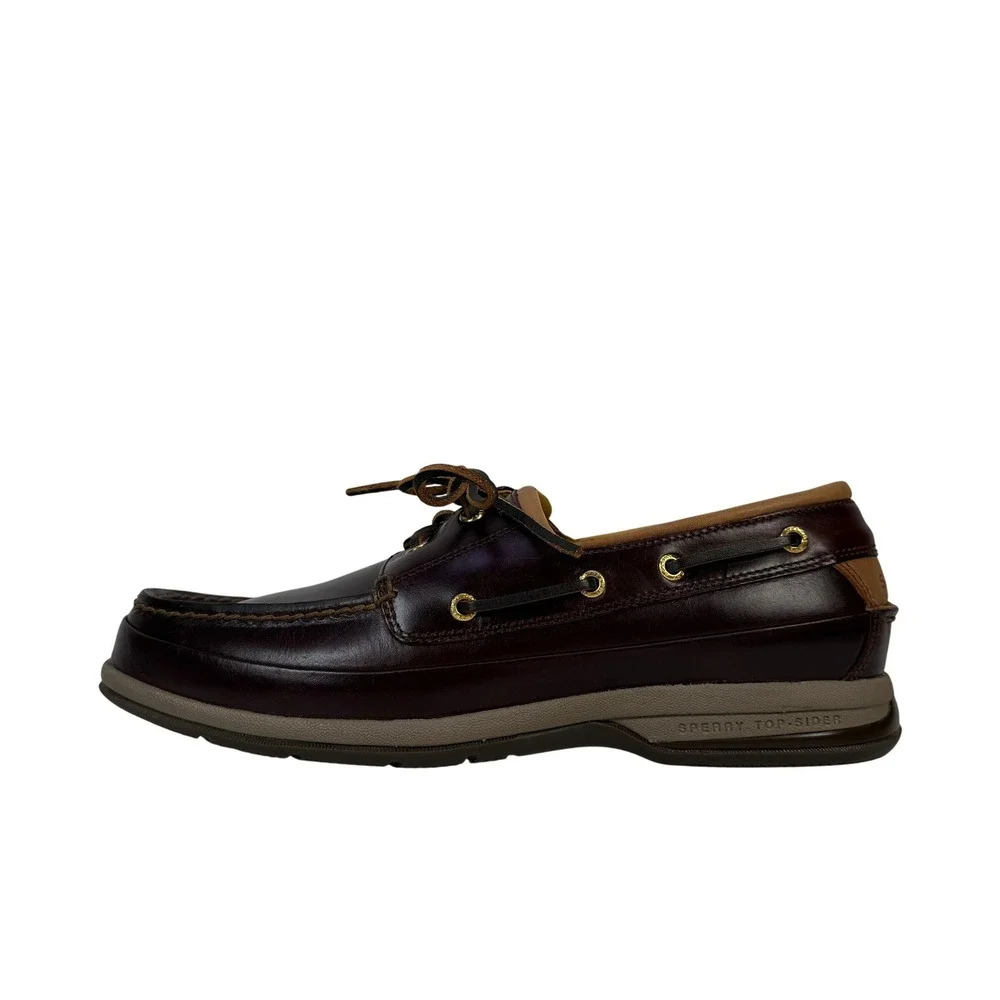 Sperry Gold Cup ASV Boat Shoes Men 11 M Amaretto Leather 0579052
